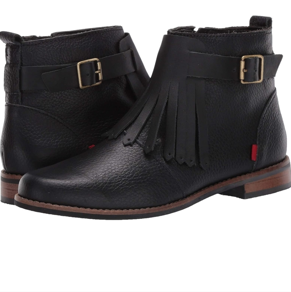 Marc Joseph Chelsea Ankle Boot, black leather, girls size 4.5, brand new